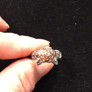 Silver & Rose Gold ring